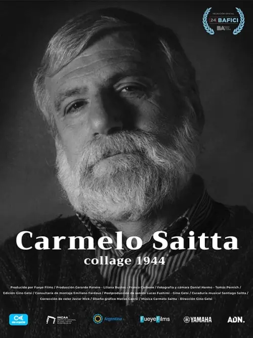 Movie poster "Carmelo Saitta, collage 1944"