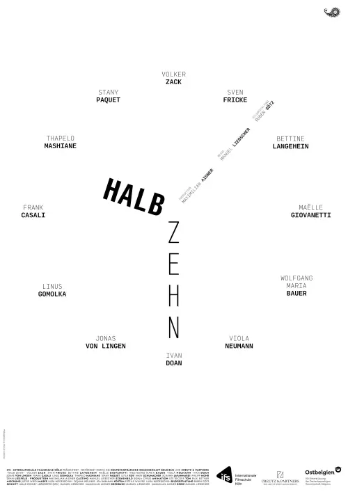 Movie poster "Halb Zehn"