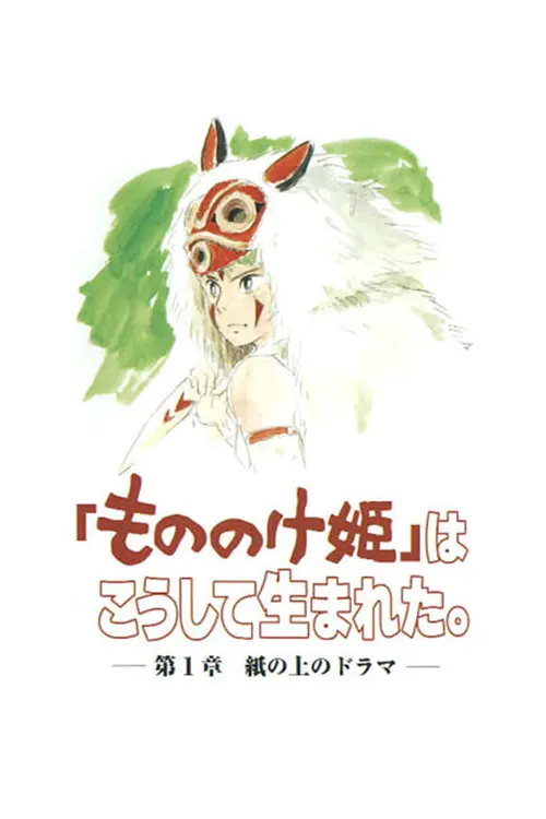 Movie poster "The Birth of "Princess Mononoke" Part 1: A Drama on Paper"