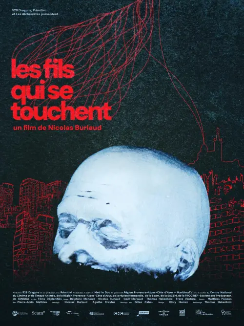 Movie poster "Les fils qui se touchent"