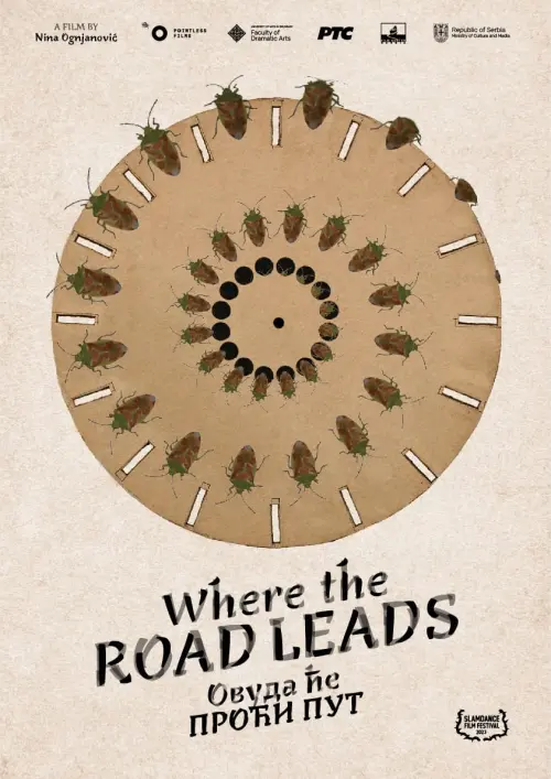 Movie poster "Where the Road Leads"