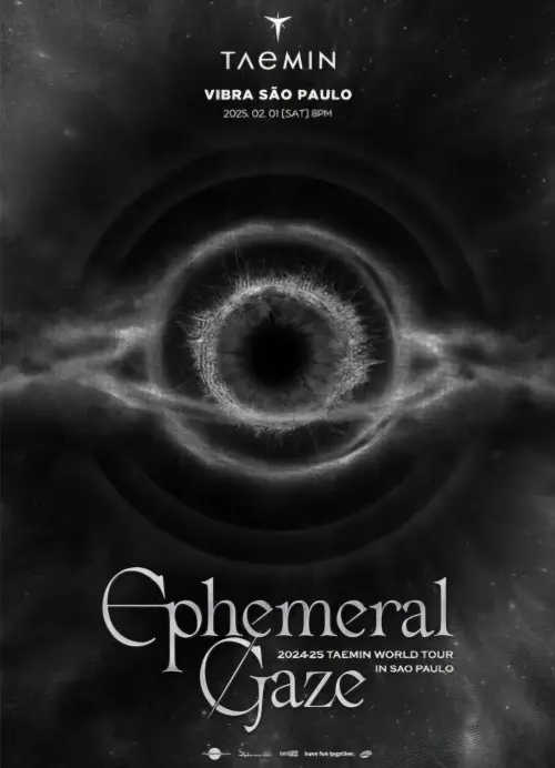 Movie poster "Ephemeral Gaze: Taemin World Tour in Sao Paulo"