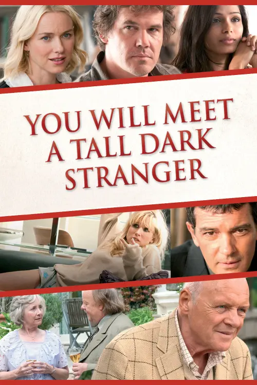 Movie poster "You Will Meet a Tall Dark Stranger"