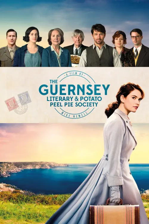 Movie poster "The Guernsey Literary & Potato Peel Pie Society"