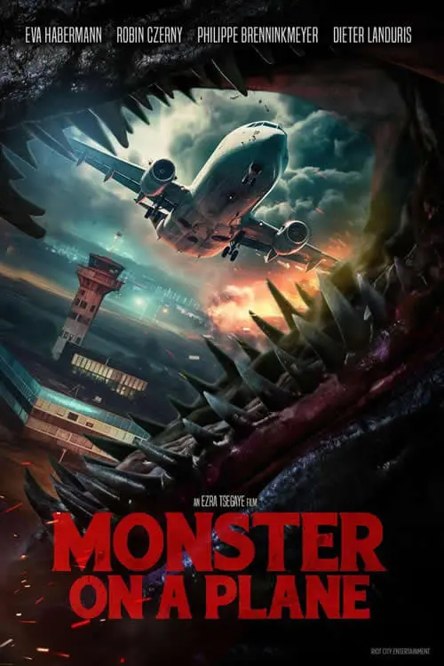 Movie poster "Monster on a Plane"