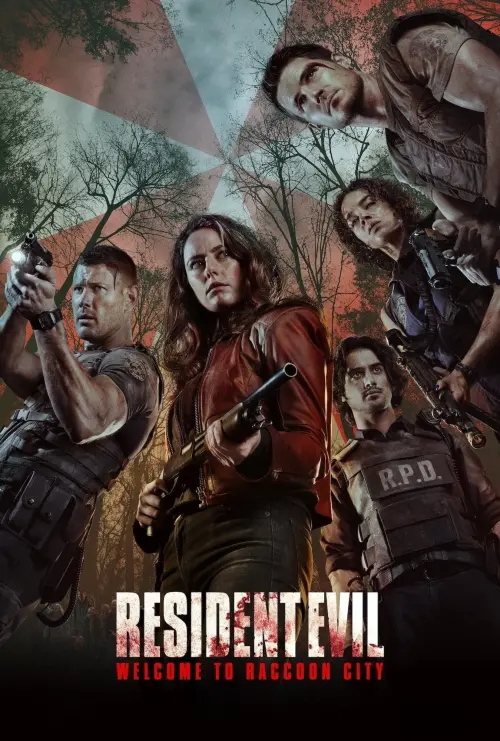 Movie poster "Resident Evil: Welcome to Raccoon City"