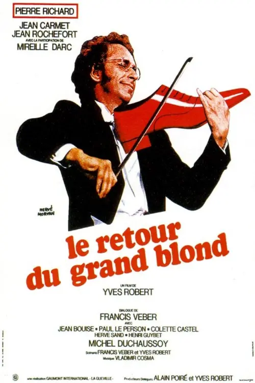 Movie poster "The Return of the Tall Blond Man with One Black Shoe"