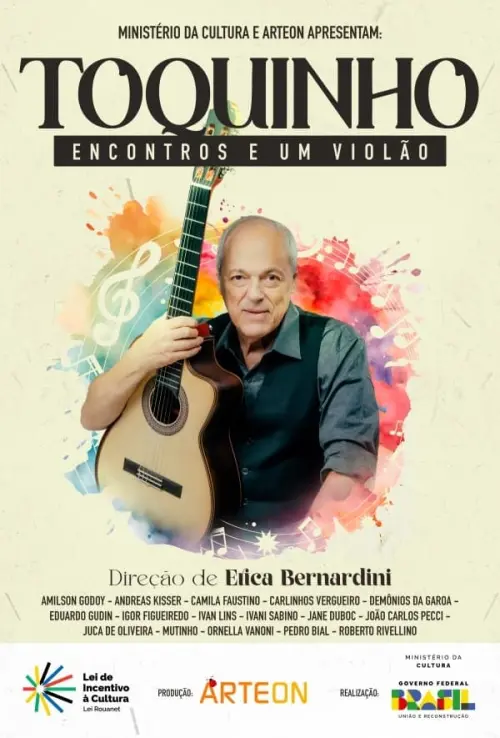 Movie poster "Toquinho: Encontros e um Violão"