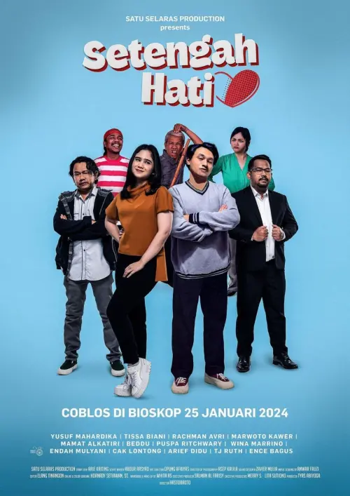 Movie poster "Setengah Hati"