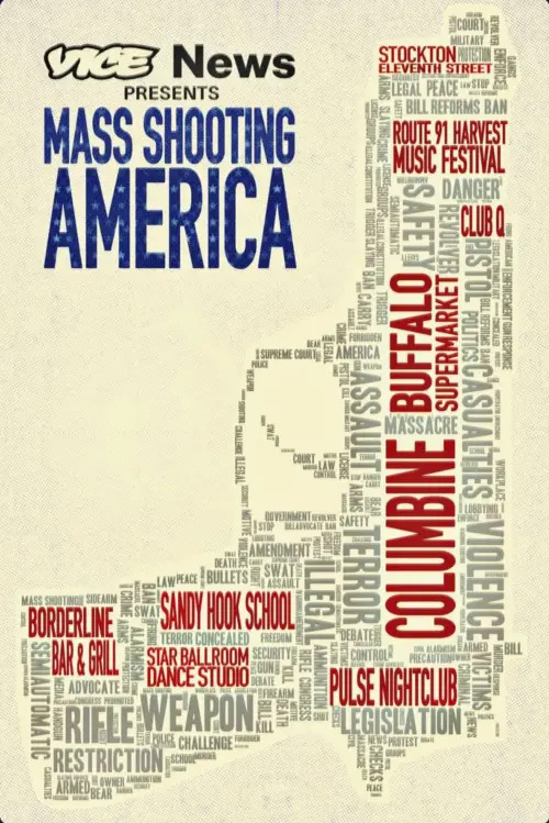 Movie poster "Vice News Presents: Mass Shooting America"