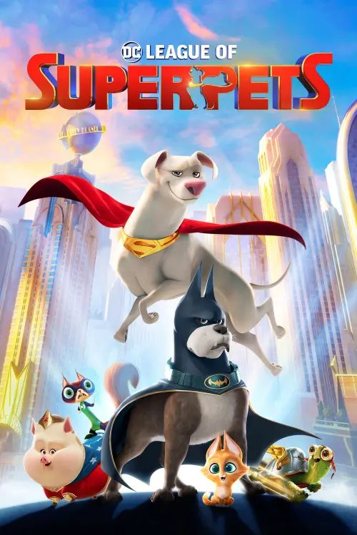 Movie poster "DC League of Super-Pets"