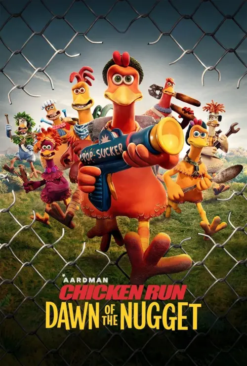 Movie poster "Chicken Run: Dawn of the Nugget"