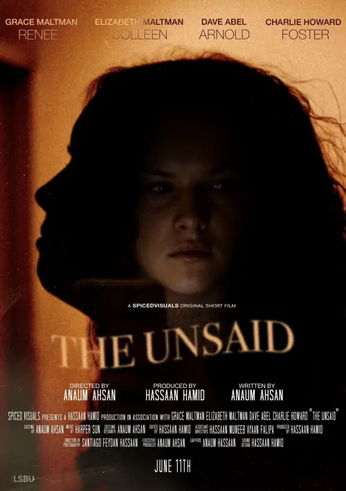 Movie poster "The Unsaid"