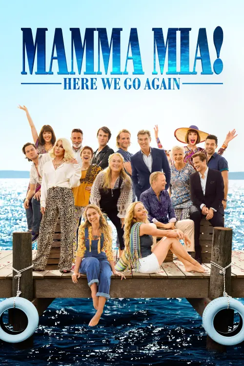 Movie poster "Mamma Mia! Here We Go Again"