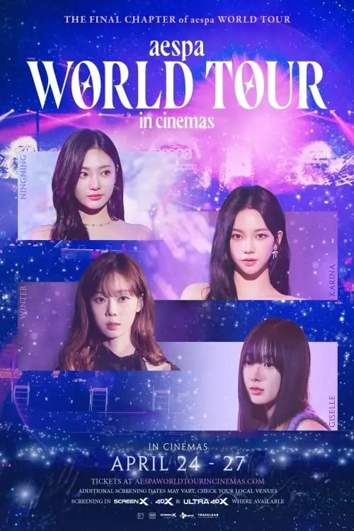 Movie poster "aespa: WORLD TOUR in cinemas"