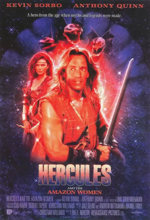 Movie poster "Hercules and the Amazon Women"