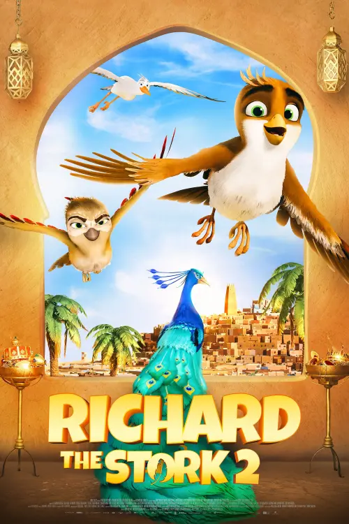 Movie poster "Richard the Stork and the Mystery of the Great Jewel"