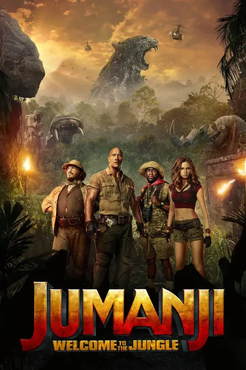 Movie poster "Jumanji: Welcome to the Jungle"