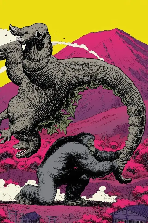 Movie poster "King Kong vs. Godzilla"