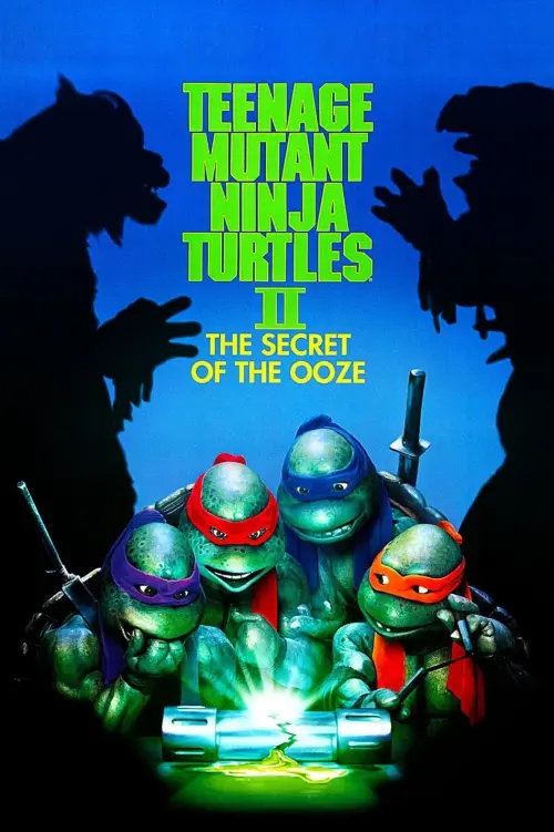 Movie poster "Teenage Mutant Ninja Turtles II: The Secret of the Ooze"