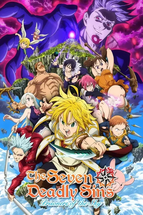 Movie poster "The Seven Deadly Sins: Prisoners of the Sky"