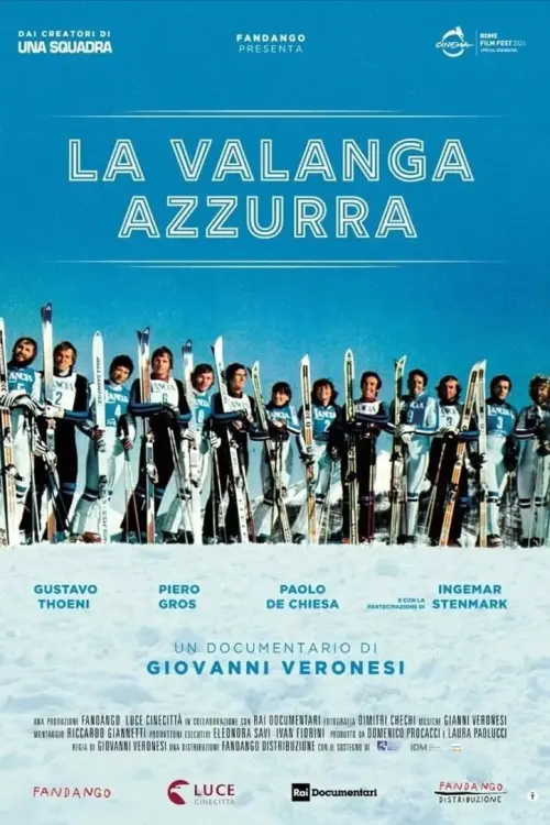 Movie poster "La valanga azzurra"