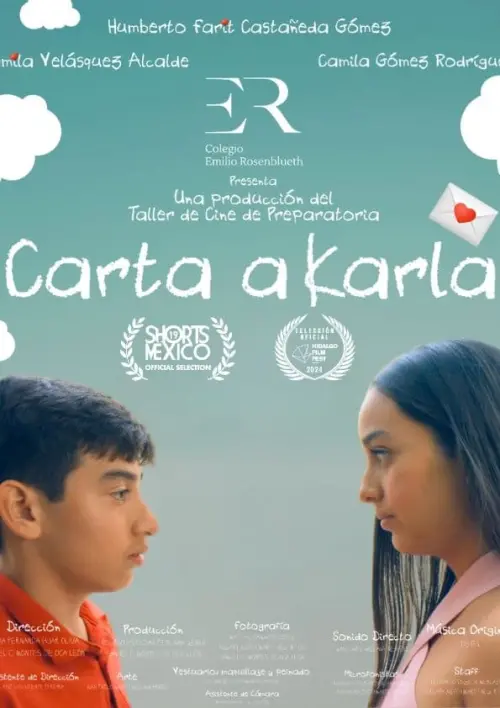 Movie poster "Carta a Karla"