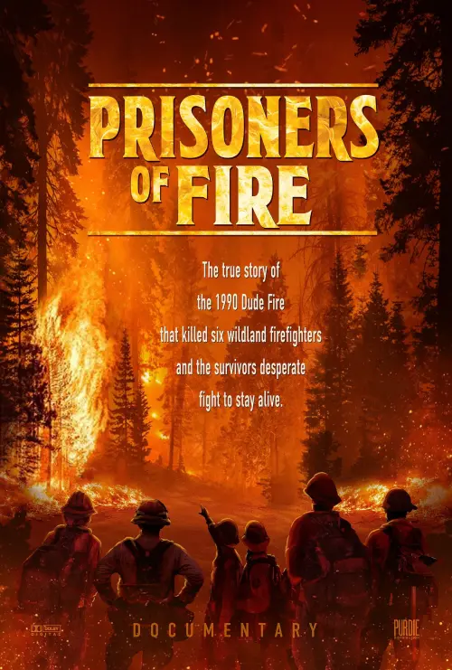 Movie poster "Prisoners of Fire"