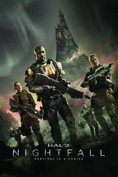 Movie poster "Halo: Nightfall"