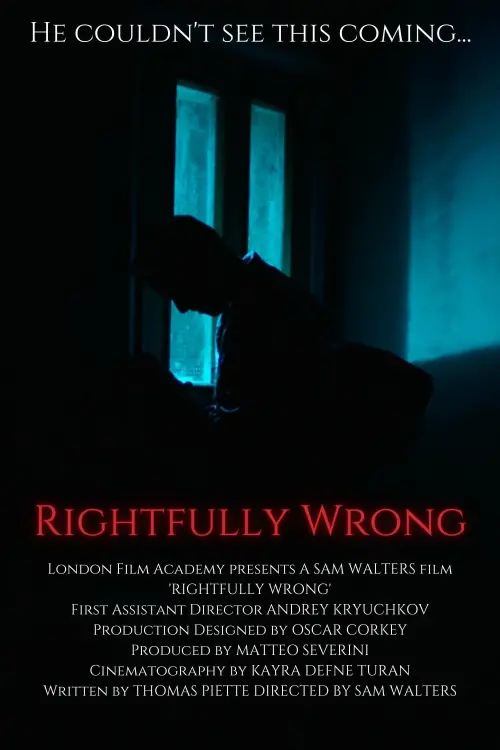 Movie poster "Rightfully Wrong"