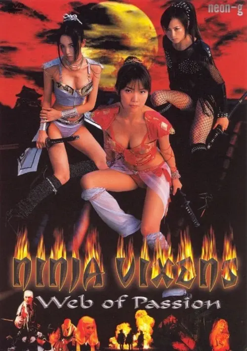 Movie poster "Ninja Vixens: Web of Passion"