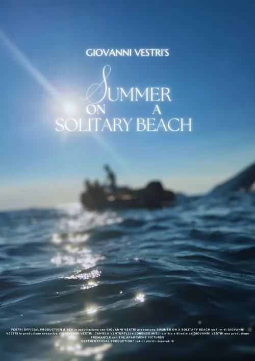 Movie poster "Summer on a solitary beach"