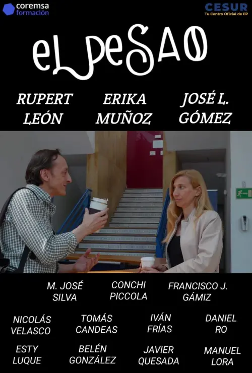 Movie poster "El pesao"