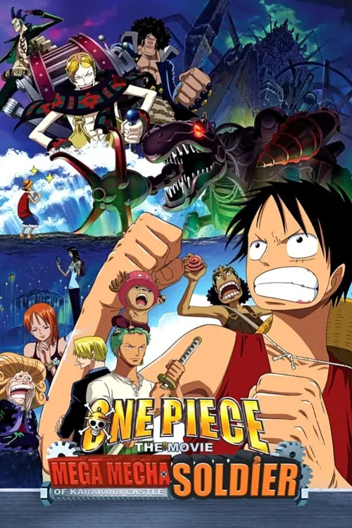 Movie poster "One Piece: Giant Mecha Soldier of Karakuri Castle"