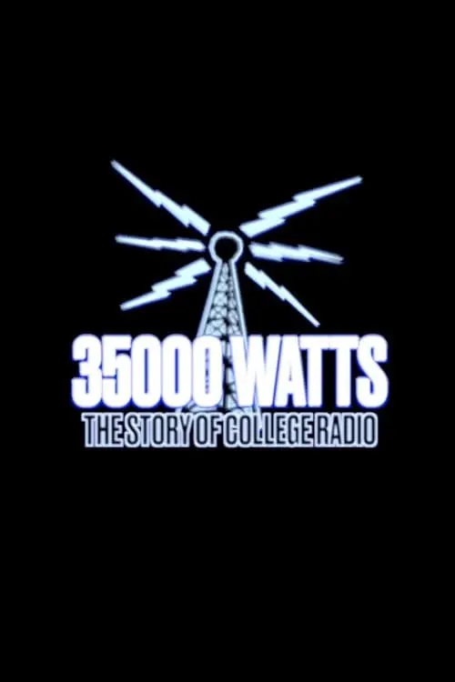 Movie poster "35000 Watts: The Story of College Radio"