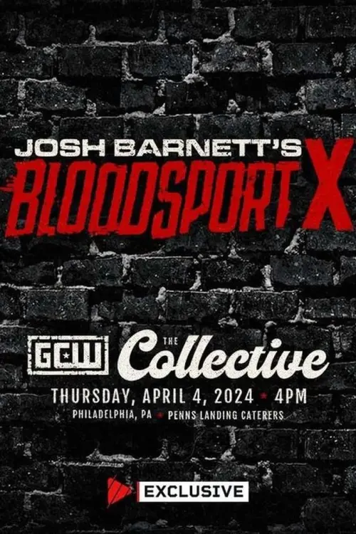 Movie poster "GCW Josh Barnett