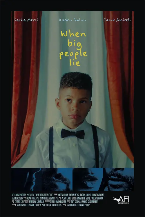 Movie poster "When Big People Lie"