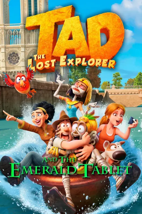 Movie poster "Tad, the Lost Explorer and the Emerald Tablet"