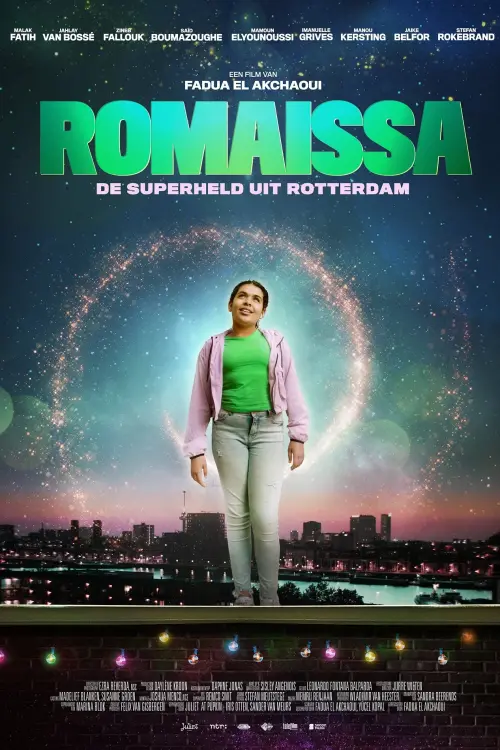 Movie poster "Romaissa - The Superhero from Rotterdam"