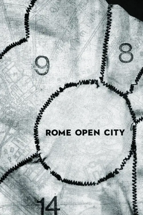 Movie poster "Rome, Open City"
