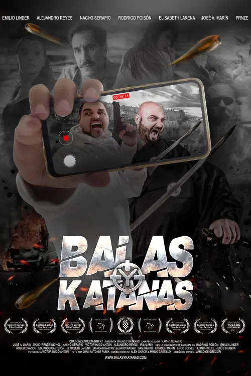 Movie poster "Bullets and Katanas"