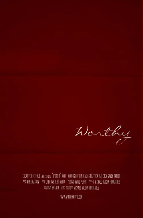 Movie poster "Worthy"