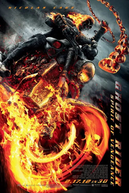 Movie poster "Ghost Rider: Spirit of Vengeance"