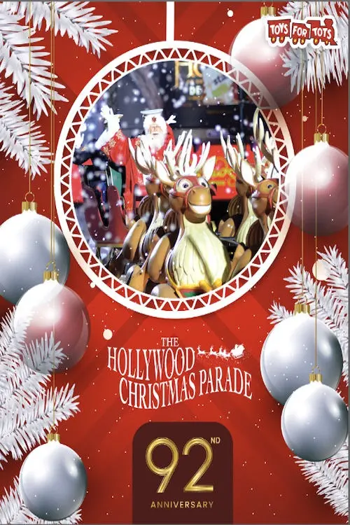 Movie poster "The 92nd Annual Hollywood Christmas Parade"