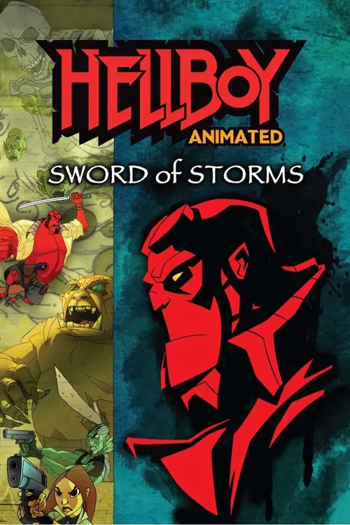 Movie poster "Hellboy Animated: Sword of Storms"