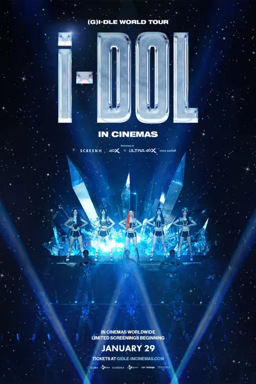 Movie poster "(G)I-DLE WORLD TOUR [iDOL] IN CINEMAS"