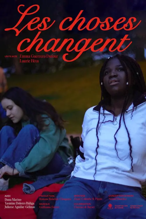 Movie poster "Les choses changent"