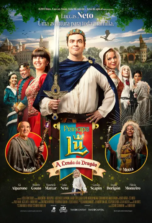 Movie poster "Príncipe Lu e a Lenda do Dragão"