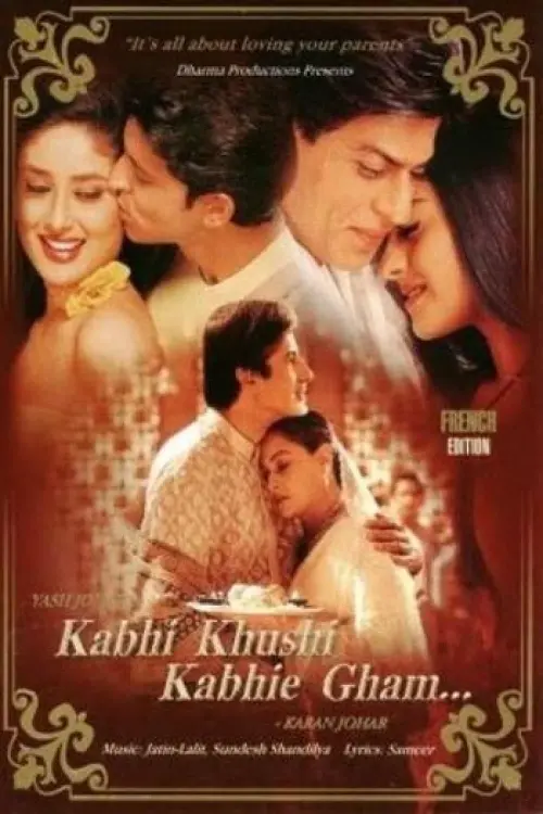 Movie poster "Kabhi Khushi Kabhie Gham"