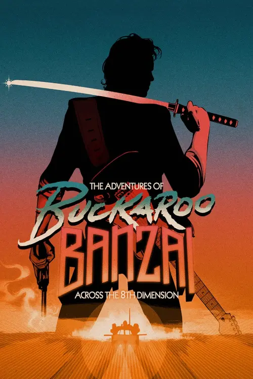 Movie poster "The Adventures of Buckaroo Banzai Across the 8th Dimension"